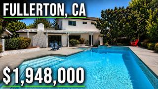 Inside a $1,948,000 Remodeled Pool Home in Fullerton, CA | 6 Bed Home Tour