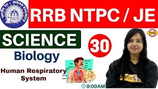 Class- 30 ||RRB NTPC/JE /UPSSSC /SSC || Science || Biology| By Amrita Ma'am|Human Respiratory System