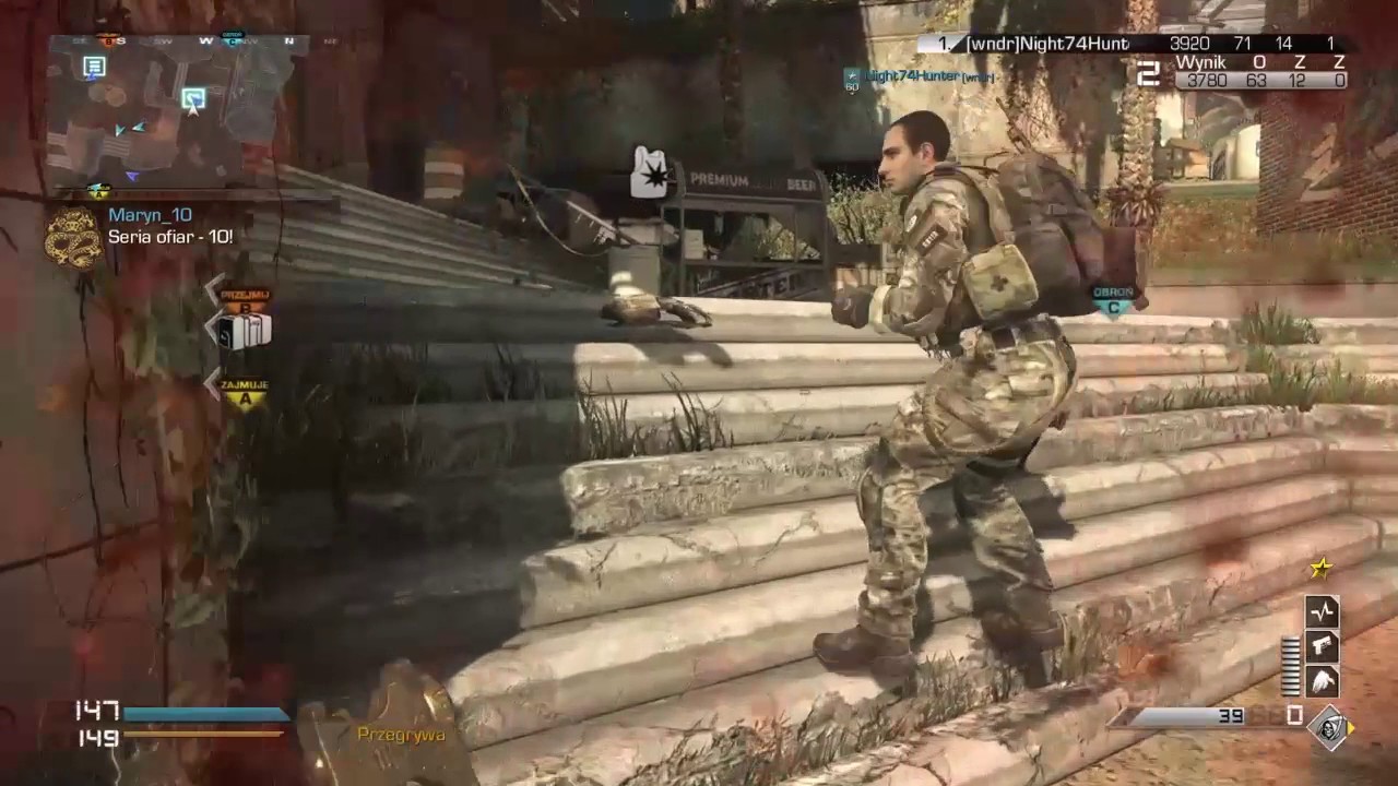 COD Ghost : Double KEM Strike w/ Honey badger