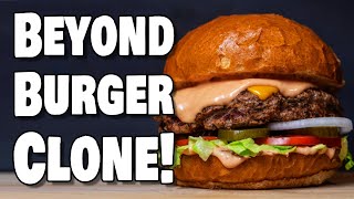 Easy Beyond Burger Clone  Plant Based Burger Recipe