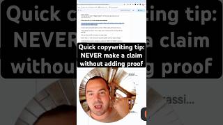 Copywriting tip: Always back claims up with proof #copywriter #copywritingcourse #copywritingtips