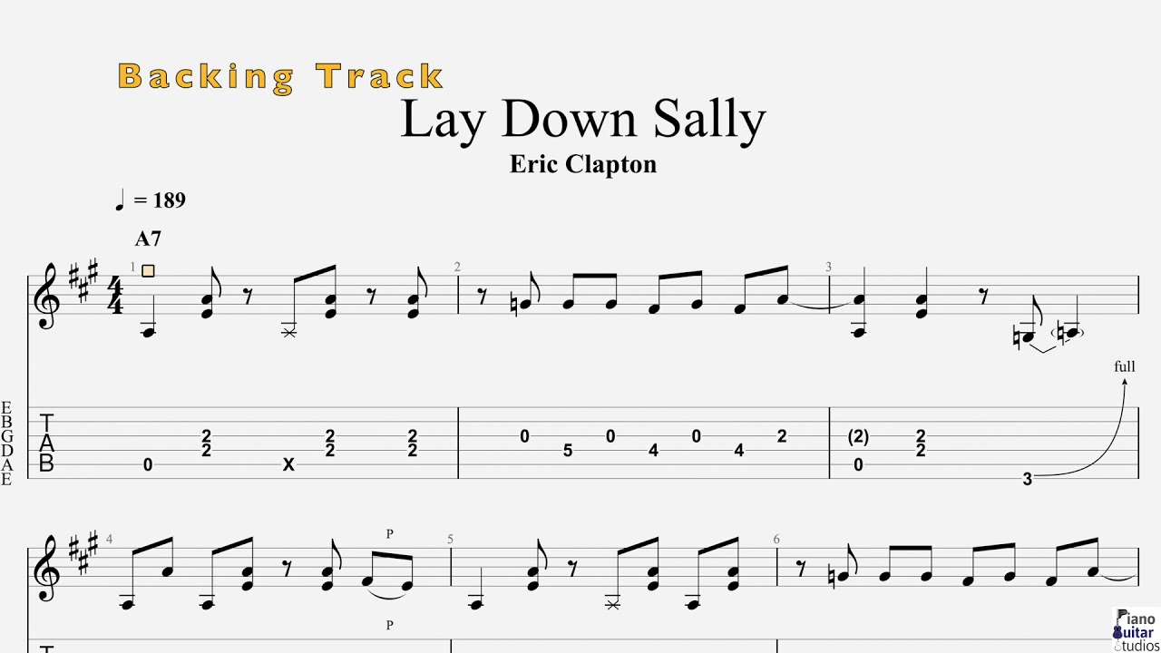 Lay Down Sally Rockschool YouTube