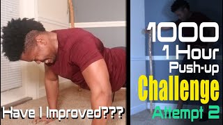 1000 Pushups In 1 Hour Challenge - Attempt 2