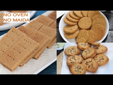 NO Oven NO Maida Make Eggless Atta Biscuits Quickly | Homemade Cookies | Easy Atta Biscuit Recipe | Healthy Kadai