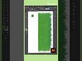 Create a grass effect texture 🌿 in ADOBE ILLUSTRATOR in second by intelkeen skills #shortsvideo