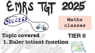 Class 1 EMRSTGT mathematics topic, Euler totient function