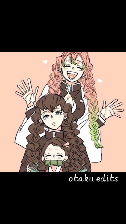 tokito x nezuko x mitsuri 💗 #shorts #youtubeshorts #demonslayer