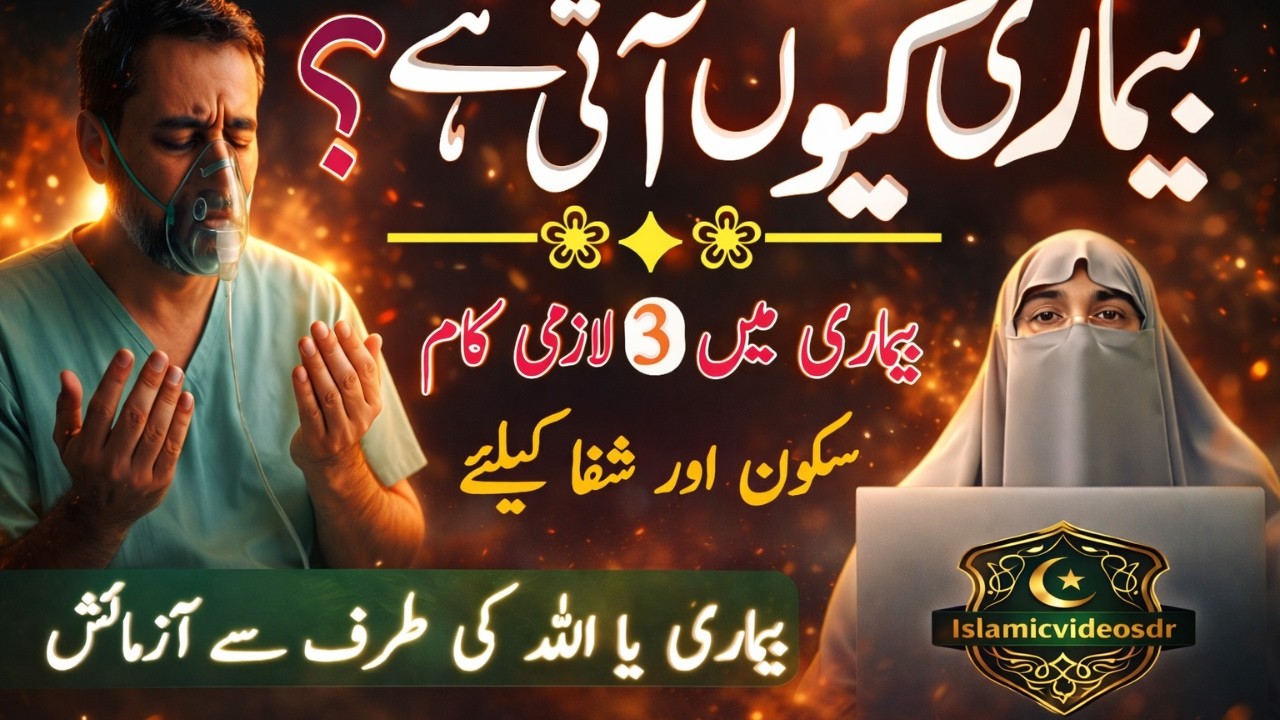 Bimari Kyun Aati Hai? Bimari Mein Sakoon Aur Shifa Ke Liye 3 Lazmi Kaam | Bayan by Farhat Hashmi