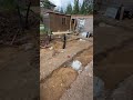 Уплотнение песка. Будущий коттедж в Подмосковье  #стройка #строительствожилья #строительство