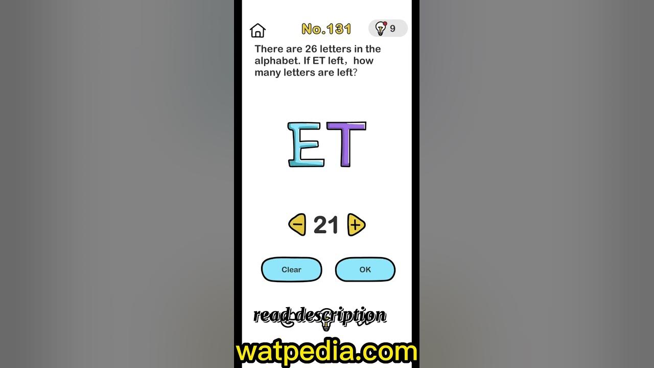 brain-out-level-131-there-are-26-letters-in-alphabet-if-et-left-youtube