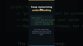 Don’t waste time memorizing code!