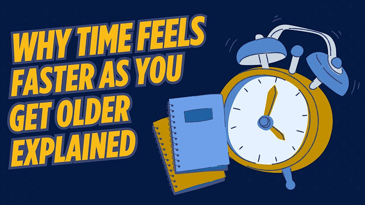 Why Time Feels Faster as You Get Older | The Science of Time Perception Explained