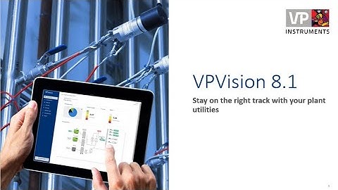 VPVision 8.1 release: VPVision Energy Monitoring for plant utilities