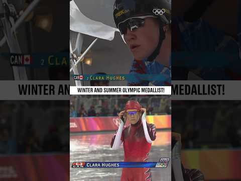 She won winter AND summer Olympic medals! 🙌