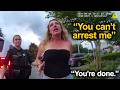Entitled Woman Won’t Calm Down, No-Nonsense Cops Shut It Down