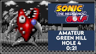 Sonic Golf (J2ME) | Amateur | Green Hill Course Hole 4 | 21s [WR]
