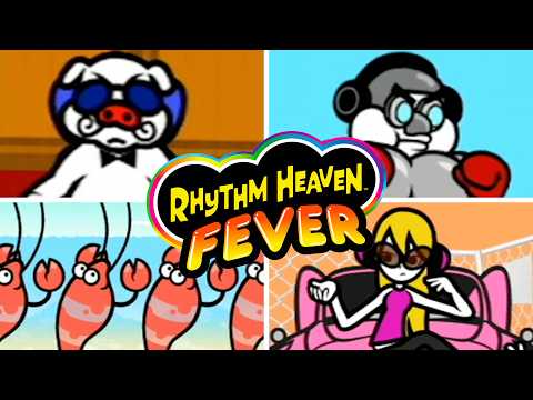 Rhythm Heaven Fever - ALL 50 Minigames