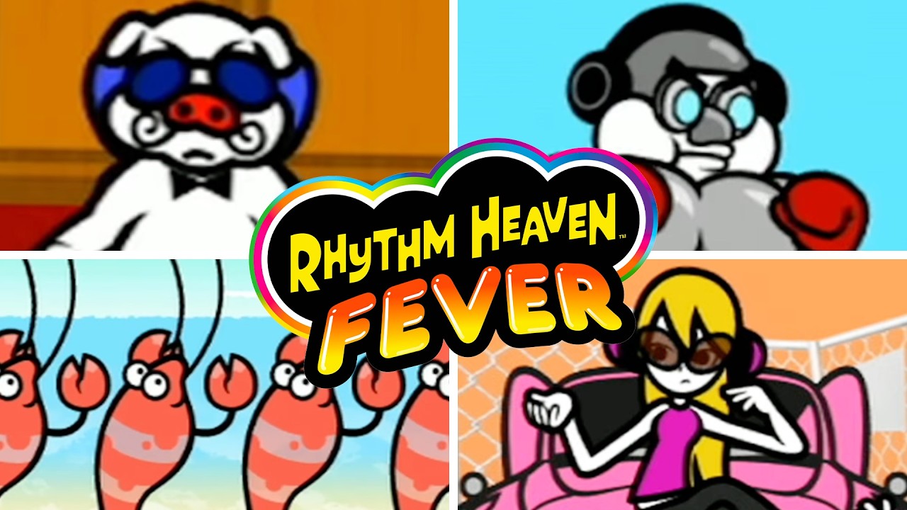 Rhythm Heaven Fever - ALL 50 Minigames