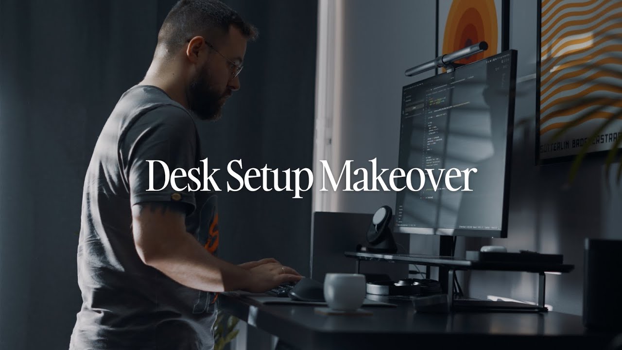 Productive Desk Setup Makeover For a Software Engineer - YouTube