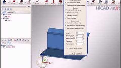 Lengthen entire sheet in HiCAD neXt