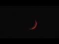 Unusual Red Crescent Moon