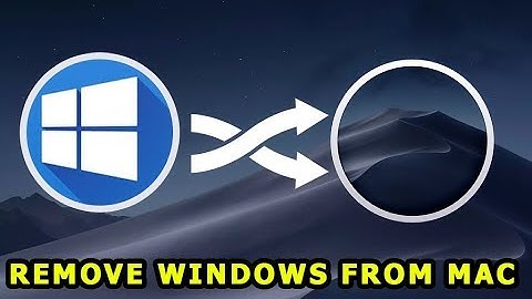 How to Remove Windows 10 From Mac Bootcamp