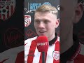 Josh Thomas on Scoring the Winning Goal on His Derry City Debut! ⚽🔥 | LOI