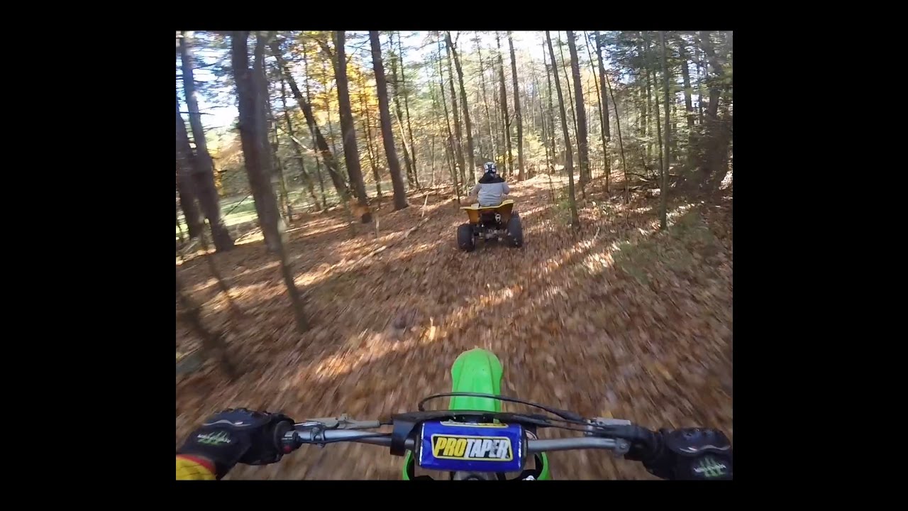GOPRO: KX250f Trail Riding and 400ex - YouTube Rone