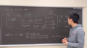 Dispersion relation in cold magnetized plasma (Part2) -- Taking determinant of the matrix