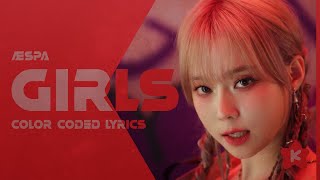 aespa - Girls (Color Coded Lyrics)