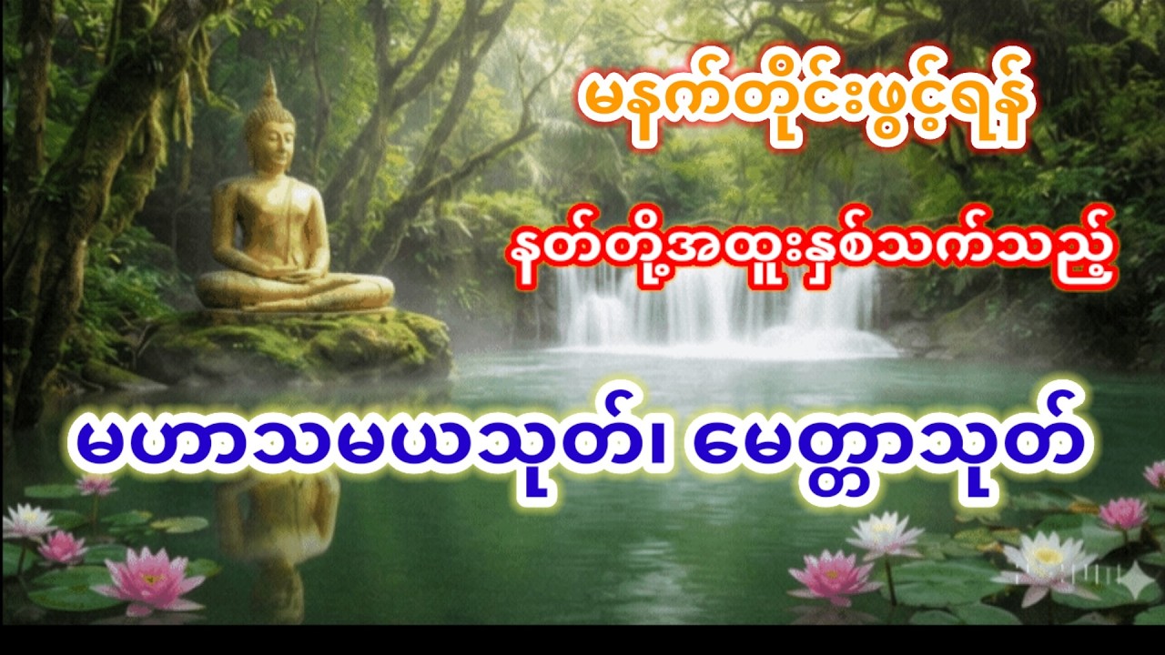 မဟာသမယသုတ်နှင့် မေတ္တာသုတ် (၂၈- ၂- ၂၀၂၆)