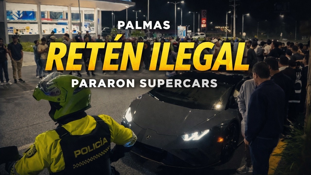 RETÉN ILEGAL PARANDO LAMBORGHINIS EN PALMAS… ¿ABUSO O LEGAL? 😤