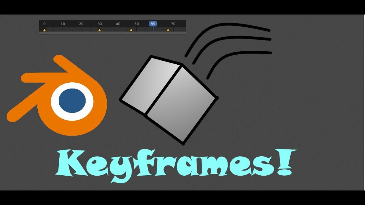 How to make keyframes in blender! YouTube