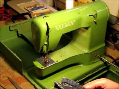 KM Sewing - I found this wonderful old Elna Transforma on