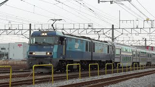 2023年1月26日~27日 大雪のため大幅に遅れて上越国境を目指す!! 横須賀用E235系1000番台グリーン車(F-23 F-24) 甲種輸送 EF65 2101→EH200-19牽引 高崎操車場