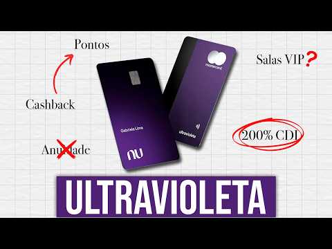 CARTÃO ULTRAVIOLETA NUBANK