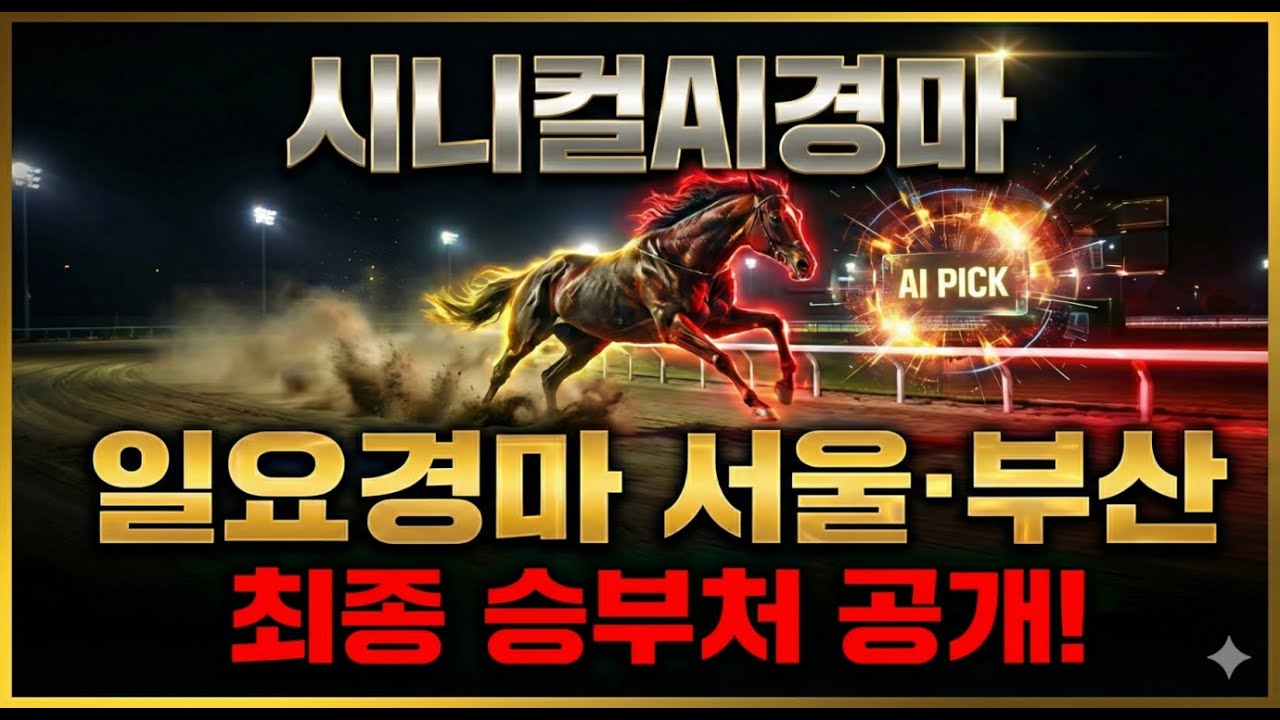 시니컬AI경마#실시간구동 오픈 베타서비스 경마방송#경마예상방송 막장방송 - YouTube