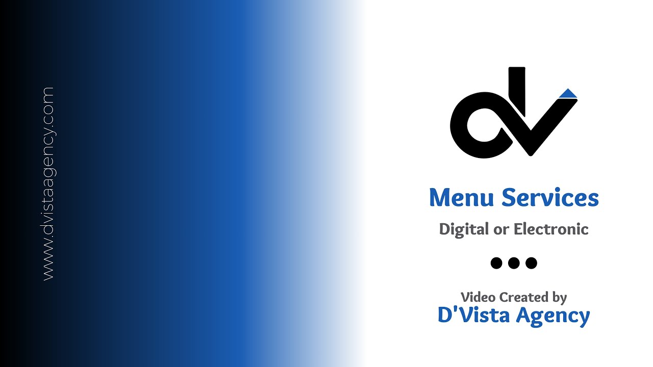 Shorts | Digital Menu (E-Menu) | D'Vista Agency