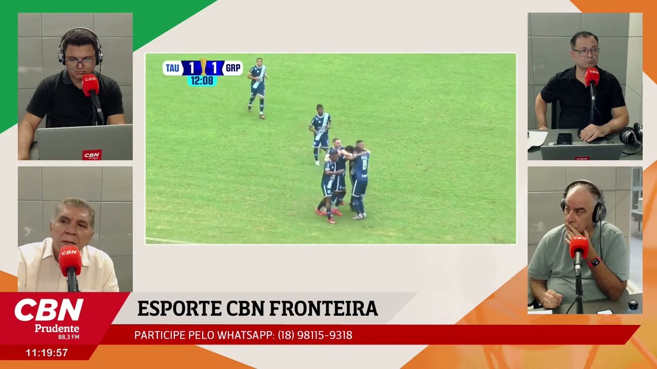 Grêmio Prudente é Rebaixado para a Série A3 do Paulista, após empate contra o Taubaté