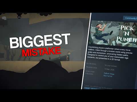The Biggest Mistake I Did as an Indie Game Dev!