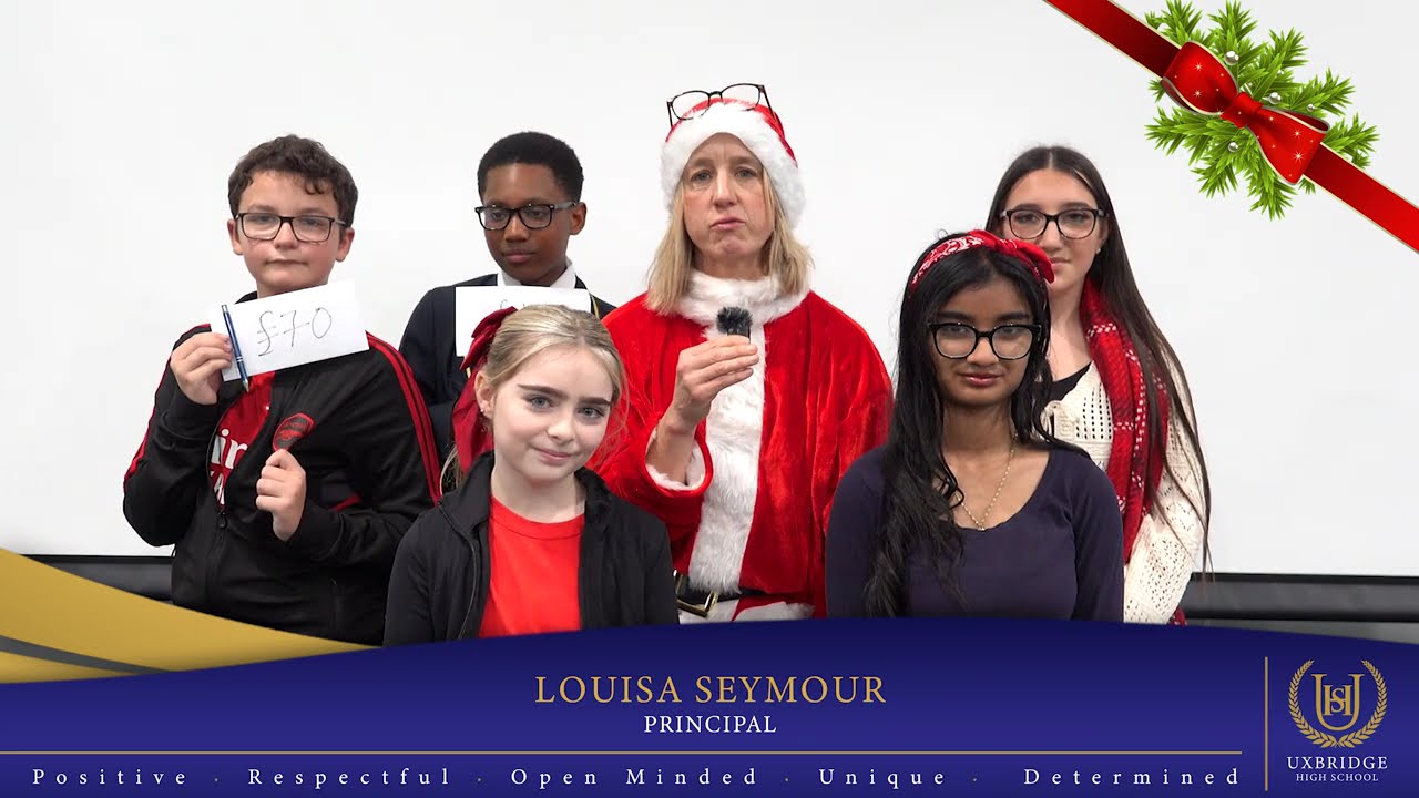 Week 14: Ms Seymour's Weekly Vlog - End of Term Message