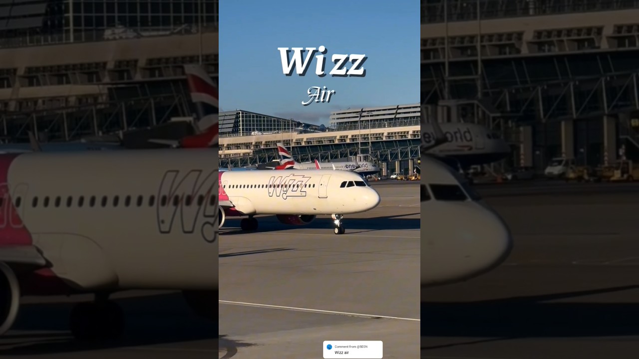 Wizz Air in motion ✈️||Comment an airlines and I'll make a short just for 