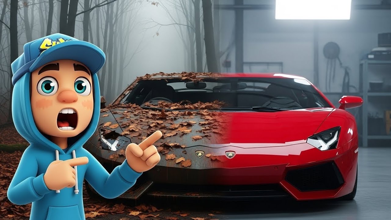 FULL Restoration of Jake’s Abandoned Lamborghini 🚗 | Forgotten Subway Surfers Car Reborn