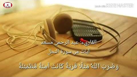 #تلاوه - #القارىء : #عبدالرحمن_مسعد | #آيات من سورة النحل