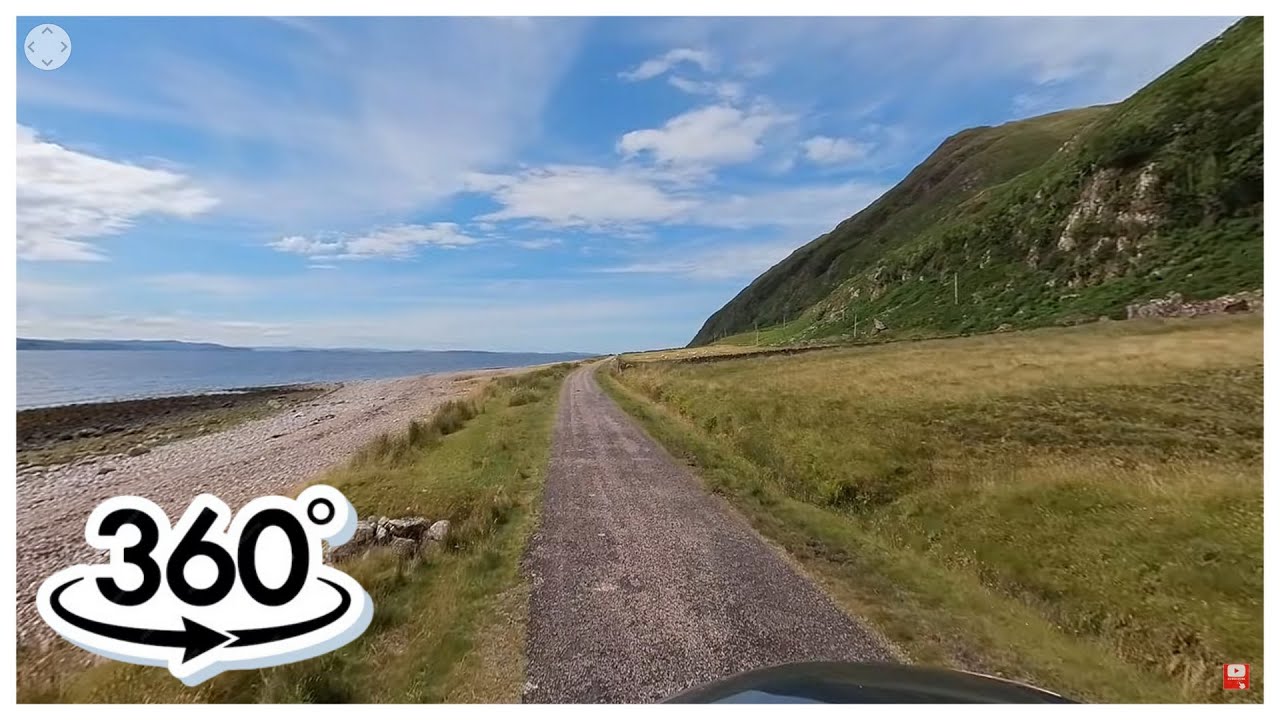 360° VR | Scenic Drive - Scotland - Morvern - Part I