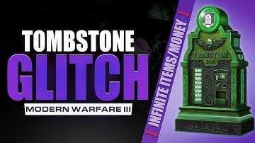 (PATCHED) Tombstone GLITCH in Zombies - Infinite Money and Items Duplication! | Modern Warfare III