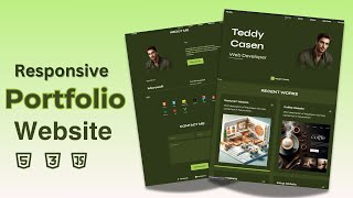 Responsive portfolio website using HTML CSS & JavaScript- Ciomish