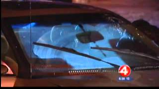 Was man injecting himself during crash?