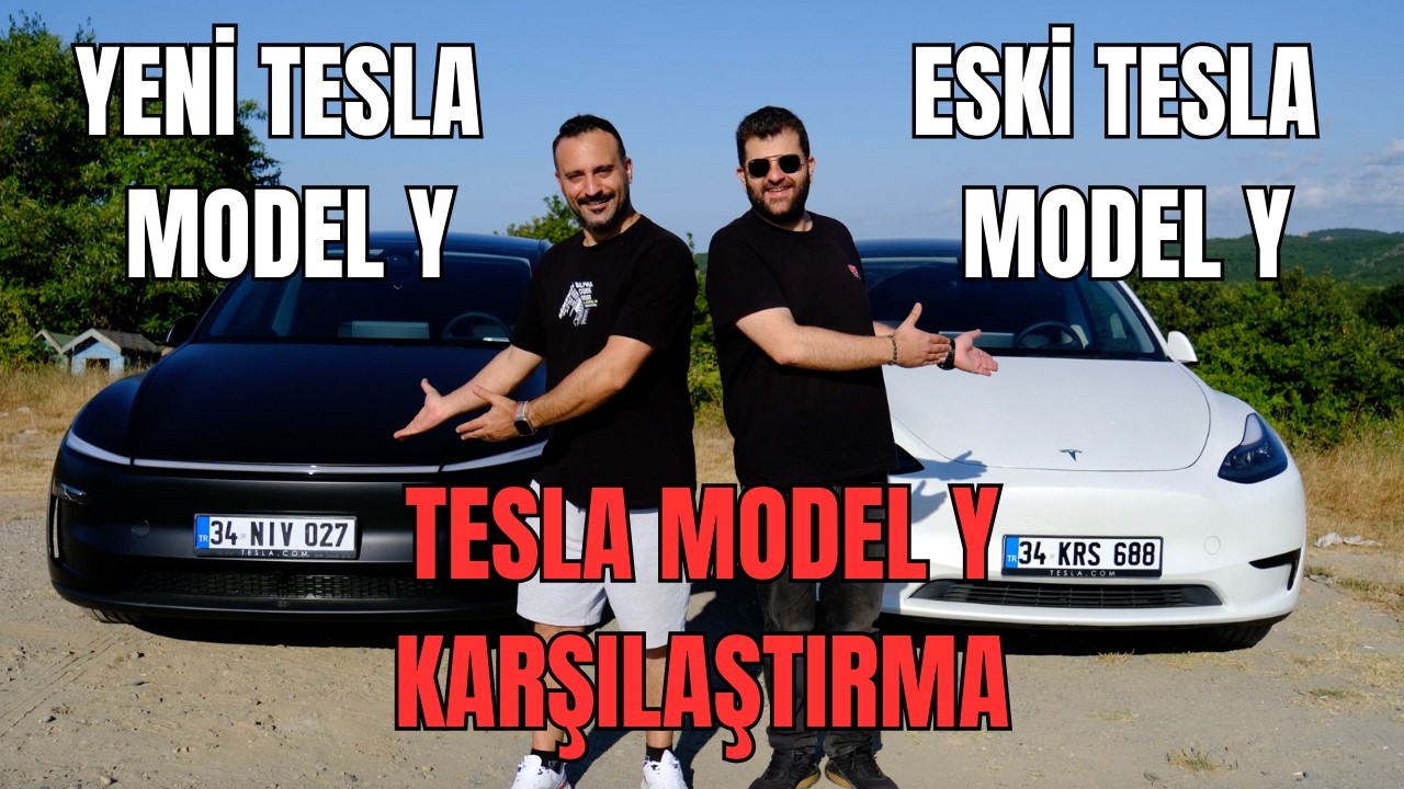 Yeni Tesla Model Y Juniper ile Tesla Model Y SR karşılaştırma! Geçmeye değer mi?