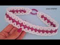 Crochet A Hair Bandana For Children Very Easy And Quick From Leftover Yarn A Profitable Pro